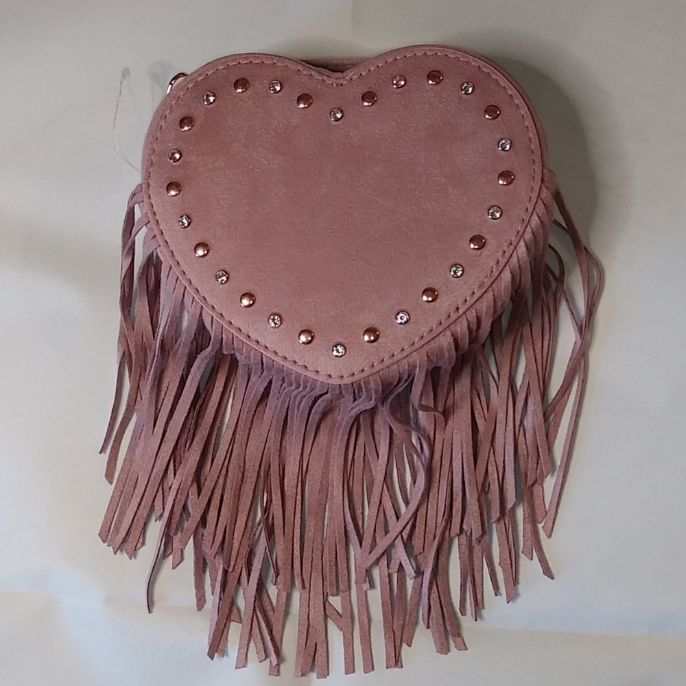 "Host Pick" Girls Heart Fringe Bag - Picture 2 of 6